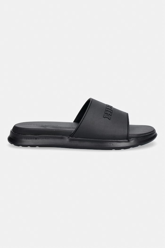 Tommy Hilfiger klapki basenowe męskie DUAL DENSITY HILFIGER POOL SLIDE FM0FM05797 czarny SS26