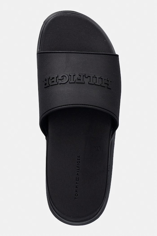 Tommy Hilfiger klapki basenowe męskie DUAL DENSITY HILFIGER POOL SLIDE czarny FM0FM05797