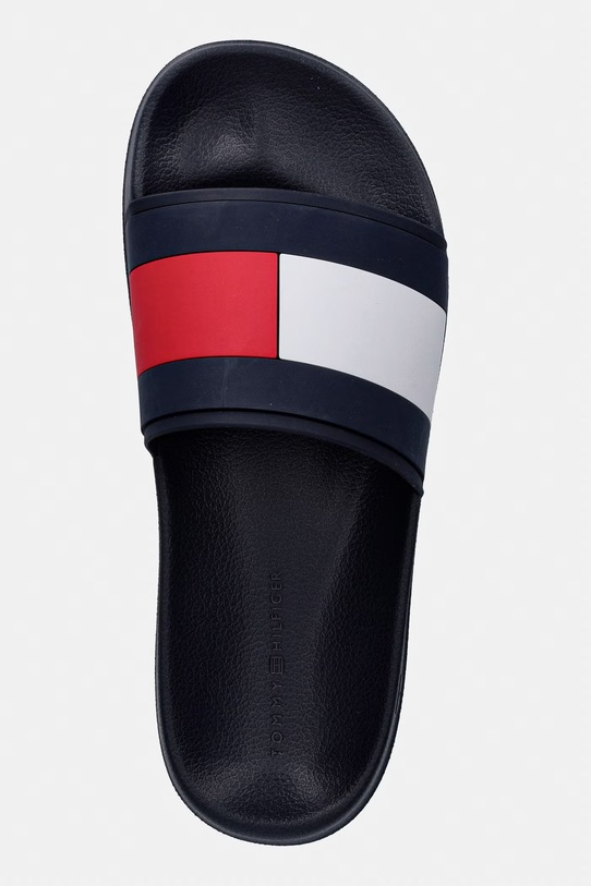 Tommy Hilfiger klapki męskie CORE HILFIGER FLAG POOL SLIDE granatowy FM0FM05798