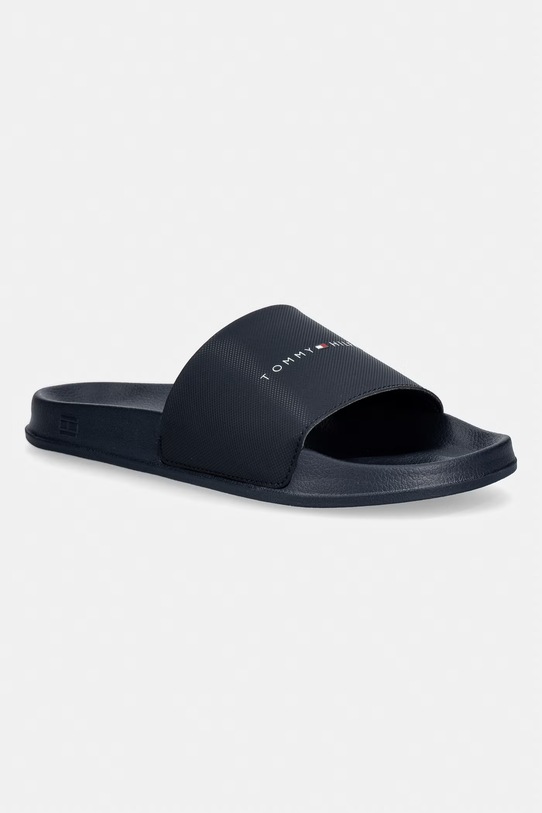 Tommy Hilfiger papuci pentru bărbați CORE TOMMY HILFIGER POOL SLIDE bleumarin FM0FM05799