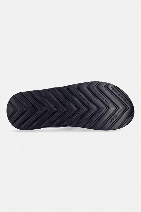 Tommy Hilfiger šľapky pánske MOLDED HILFIGER LTH BEACH SANDAL FM0FM05802 tmavomodrá