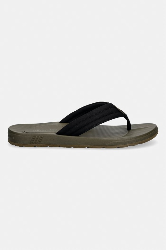 Tommy Hilfiger japonki męskie MOLDED HILFIGER LTH BEACH SANDAL FM0FM05802 czarny SS26