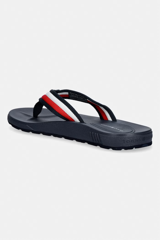 Obuwie Tommy Hilfiger japonki męskie MOLDED HILFIGER RWB BEACH SANDAL FM0FM05803 granatowy