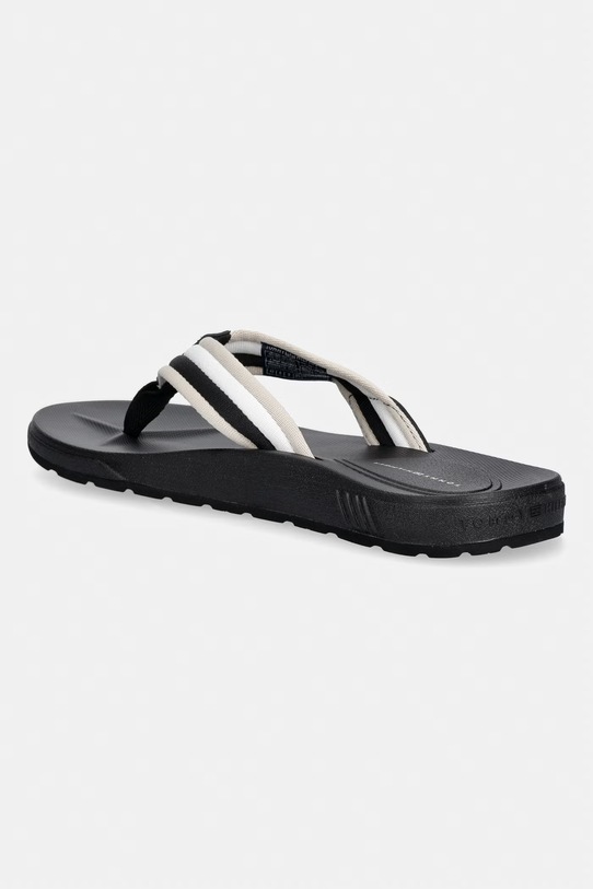 Obuwie Tommy Hilfiger japonki męskie MOLDED HILFIGER RWB BEACH SANDAL FM0FM05803 czarny