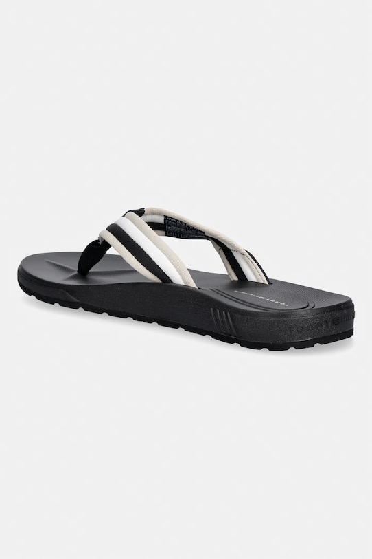 Obuwie Tommy Hilfiger japonki męskie MOLDED HILFIGER RWB BEACH SANDAL FM0FM05803 czarny