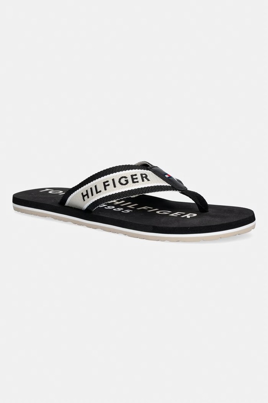 Tommy Hilfiger джапанки мъжки SPORTY HILFIGER BEACH SANDAL черен FM0FM05805