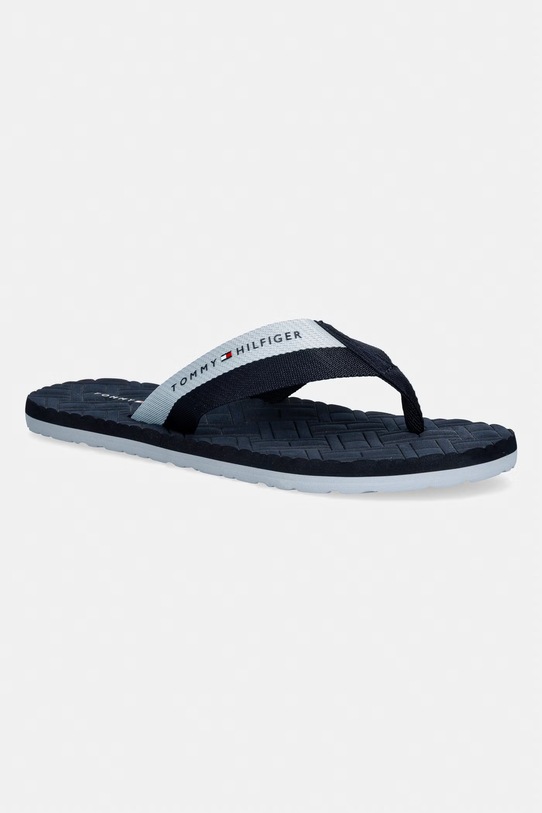 Tommy Hilfiger japonki męskie HILFIGER WEBBING BEACH SANDAL granatowy FM0FM05807