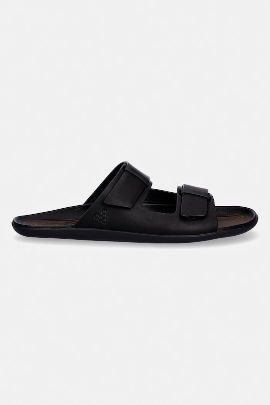 Vivobarefoot klapki męskie skórzane SENSUS YIN SLIDE 309564 czarny SS26