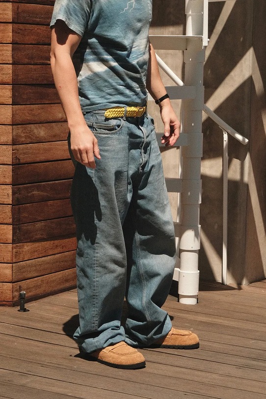 Naked Wolfe klapki zamszowe Cord Cord.Desert