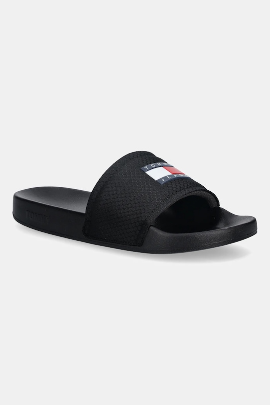 Tommy Jeans klapki TJM POOL SLIDE czarny EM0EM01673