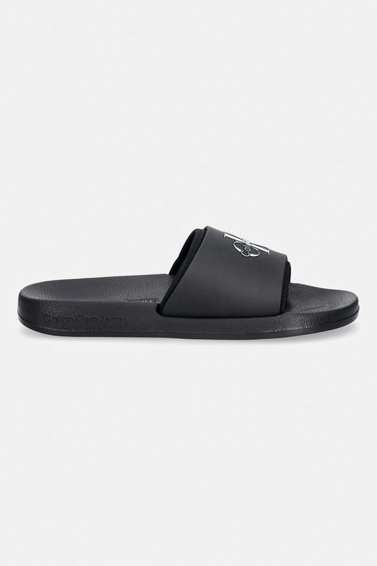 Calvin Klein чехли мъжки ESS SLIDE RUBBER NEOPRENE HM0HM02229 черен SS26
