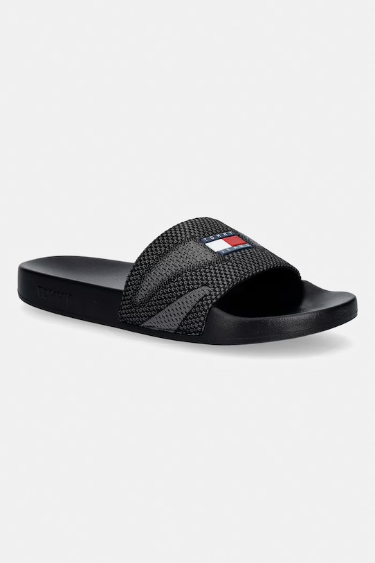 Tommy Jeans klapki męskie TJM SUMMER SANDAL 26 czarny EM0EM01697