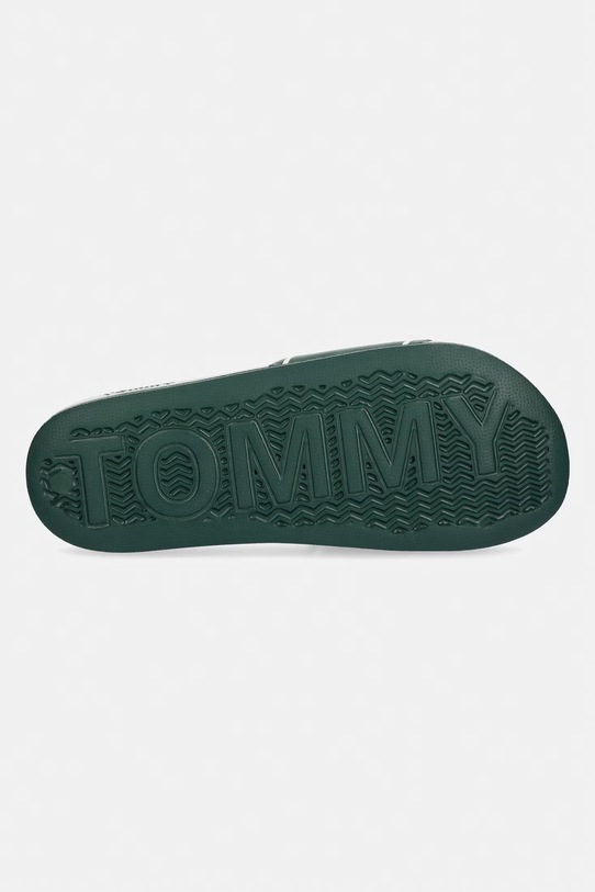 Tommy Jeans klapki basenowe męskie TJM SUMMER SANDAL 26.2 EM0EM01723 zielony