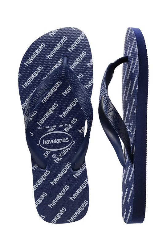 Παντόφλες Havaianas TOP LOGOMANIA ESSENTIAL BALLET 4149891.0555 σκούρο μπλε