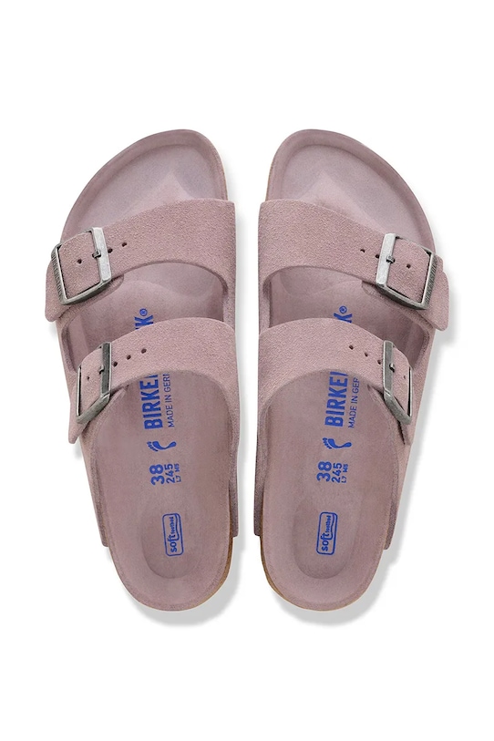 Natikače od brušene kože Birkenstock Arizona ljubičasta 1031660