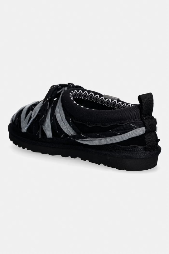 Obuwie UGG kapcie zamszowe M Tasman Lace 1175054.BLK czarny