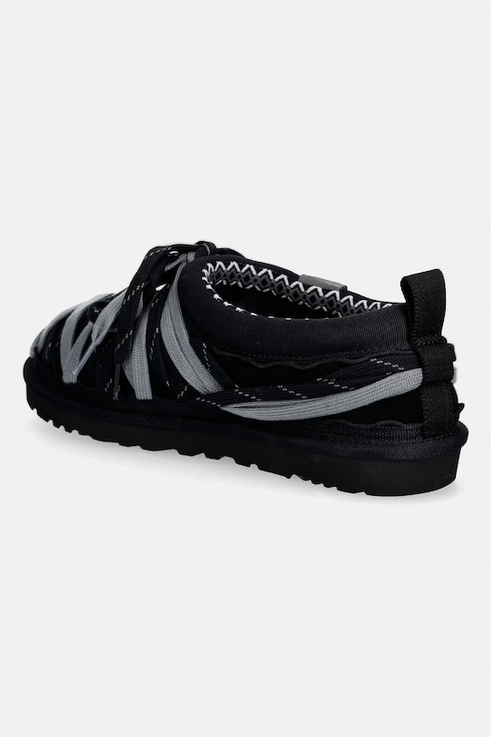 Obuwie UGG kapcie zamszowe M Tasman Lace 1175054.BLK czarny