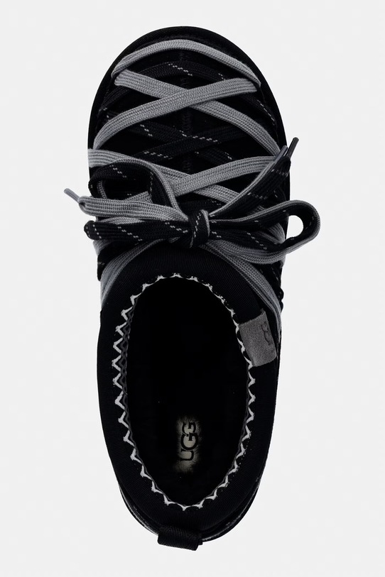 UGG kapcie zamszowe M Tasman Lace czarny 1175054.BLK