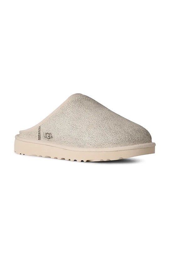 UGG papuci pentru bărbați, din piele M Classic Slip-On Crackle 1177750.JSM bej SS26