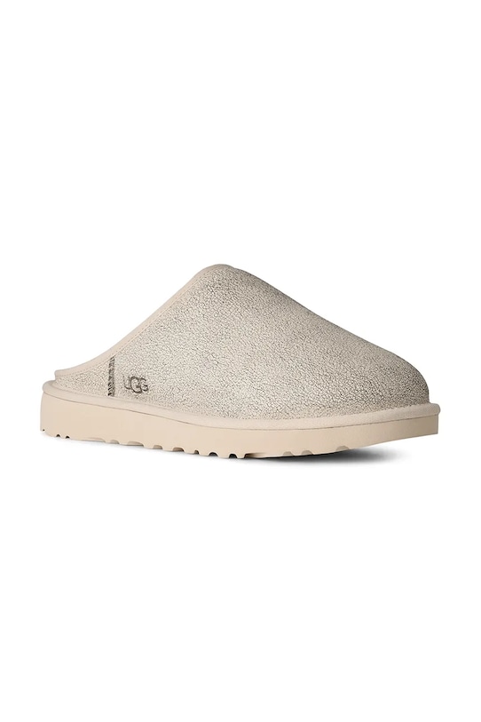 UGG papuci pentru bărbați, din piele M Classic Slip-On Crackle 1177750.JSM bej SS26