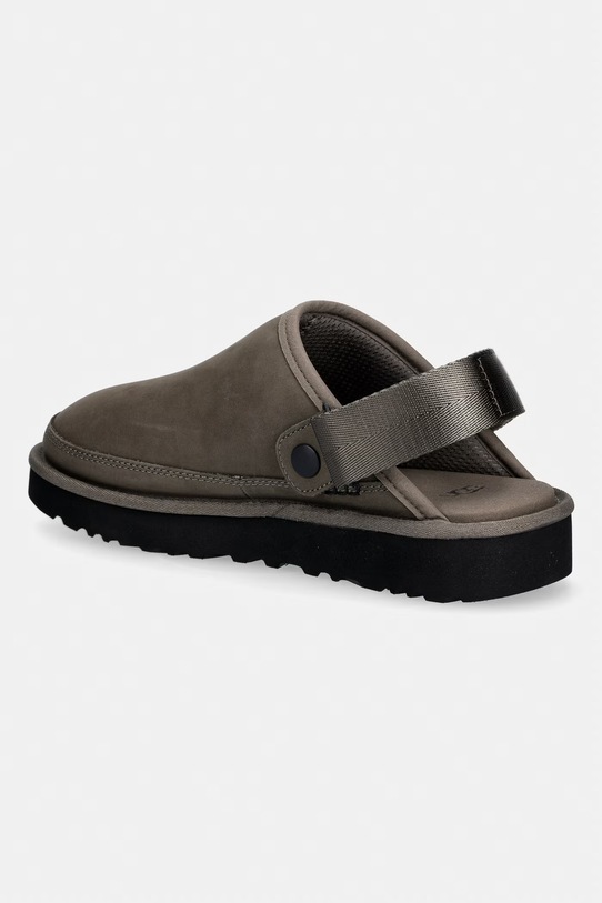 Obuwie UGG klapki zamszowe M Goldencoast Clog II Nubuck 1178670.DDRG brązowy