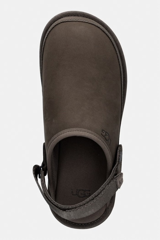 UGG klapki zamszowe M Goldencoast Clog II Nubuck brązowy 1178670.DDRG