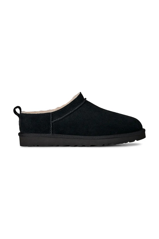 Замшевые тапочки UGG M Classic Micro одежда для дома чёрный 1180190.BLK