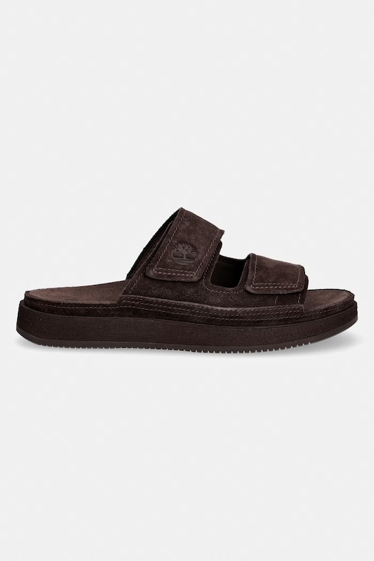 Timberland klapki męskie zamszowe Casco Cove Slide TB0A2755EIV1 brązowy SS26