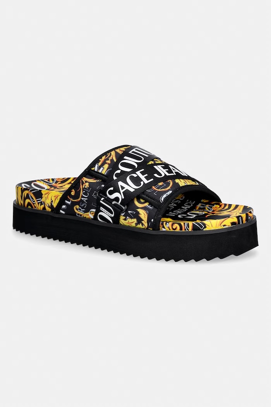 Versace Jeans Couture ciabatte slide nero 80YA3SM2.ZS634.G89