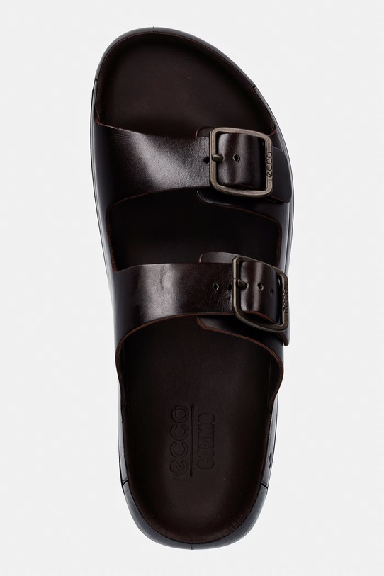 Kožené šľapky Ecco Cozmo M hnedá 552804.01667