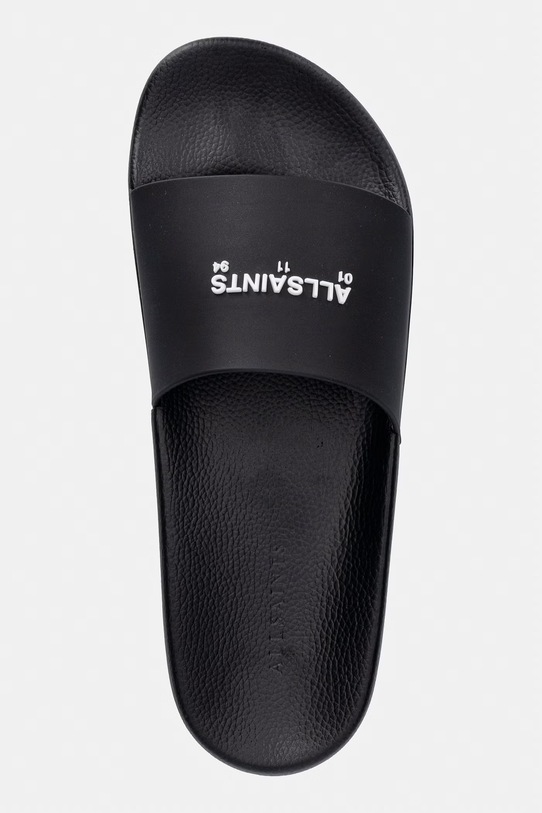 AllSaints klapki Date Slider czarny M001FE.BLK