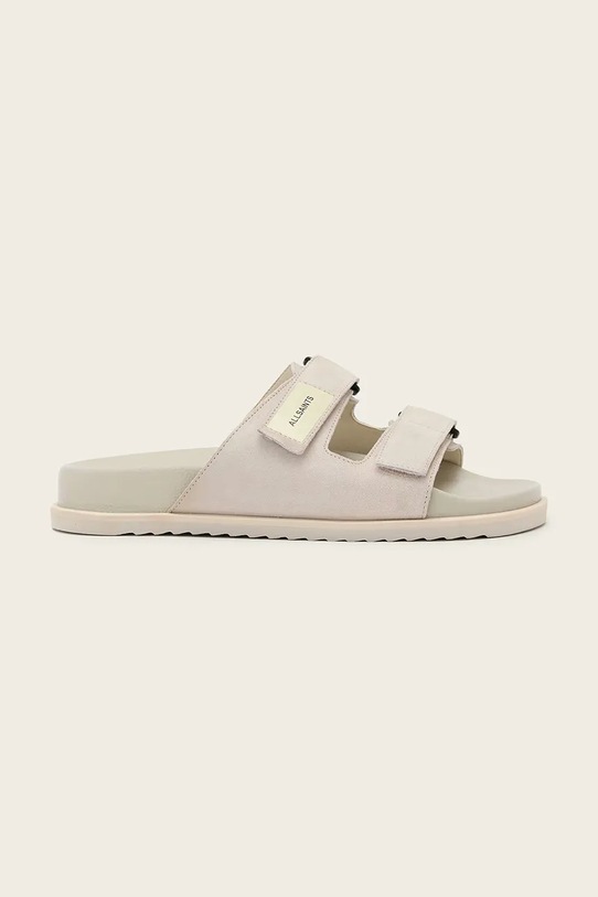 AllSaints pánske semišové šľapky Vex Sandal béžová M002FE