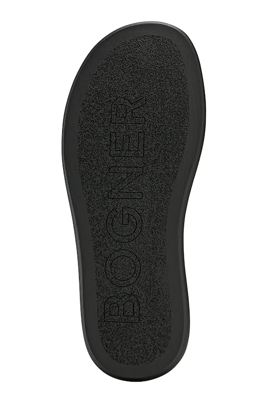 Obuwie BOGNER klapki na płaskim obcasie męskie skórzane PORTOFINO 12625121 granatowy