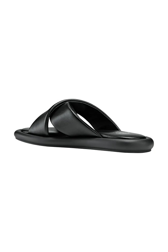 BOGNER klapki na płaskim obcasie męskie skórzane PORTOFINO 12625151 czarny SS26