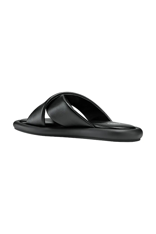 BOGNER klapki na płaskim obcasie męskie skórzane PORTOFINO 12625151 czarny SS26