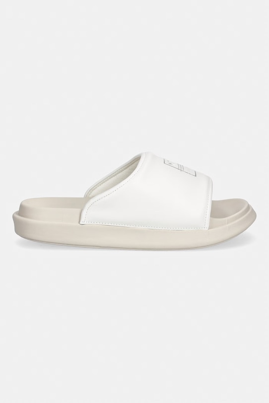 Y-3 SLIDE ciabatte slide da uomo in pelle KI4032 beige SS26