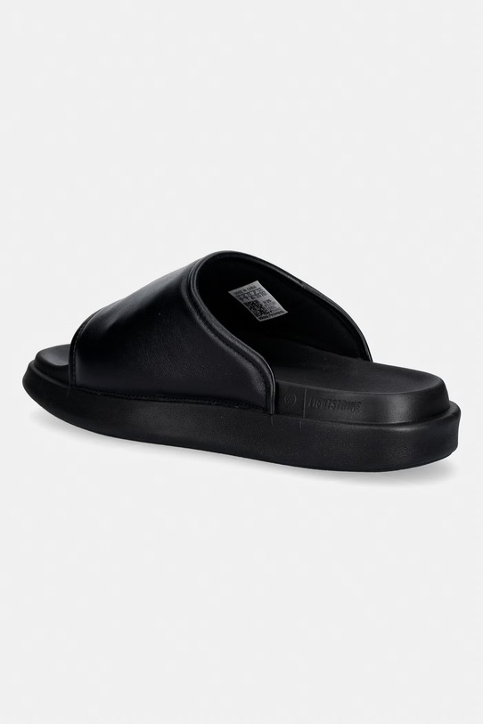 Scarpe Y-3 SLIDE ciabatte slide da uomo in pelle KI4033 nero