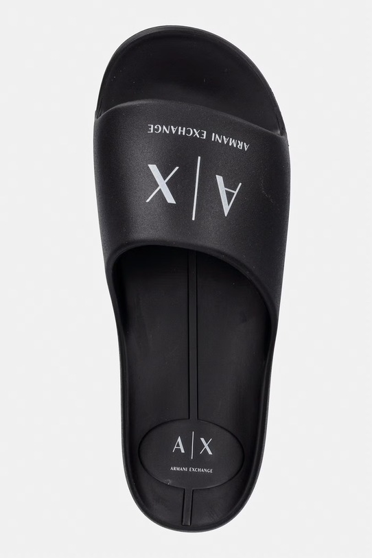 Armani Exchange šľapky na plávanie pánske čierna XM002744.AF23456.MC011