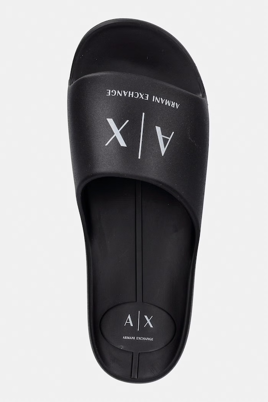 Armani Exchange šľapky na plávanie pánske čierna XM002744.AF23456.MC011