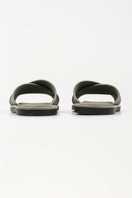 Obuwie Karl Lagerfeld klapki męskie zamszowe Kastor Iv KL70213C.5KH zielony