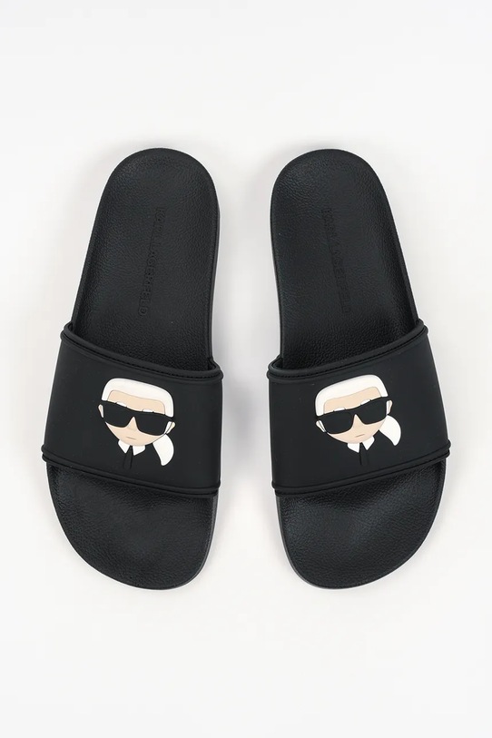 Šľapky Karl Lagerfeld Kondo Ii čierna KL70005C.V00