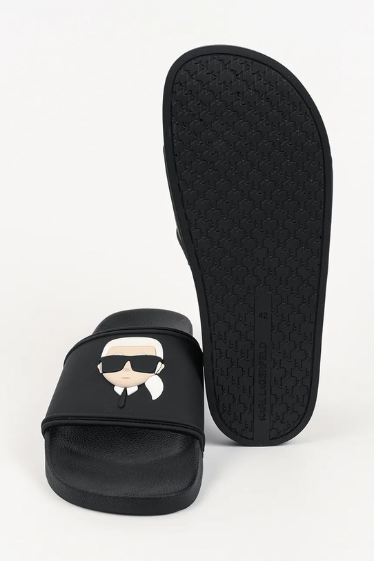 Šľapky Karl Lagerfeld Kondo Ii KL70005C.V00 čierna