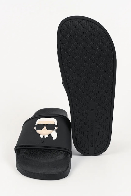 Šľapky Karl Lagerfeld Kondo Ii KL70005C.V00 čierna