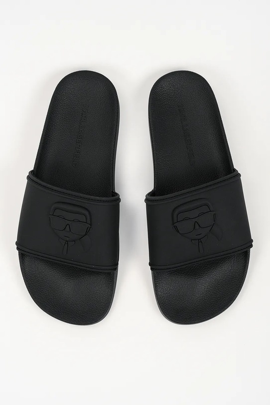 Šľapky Karl Lagerfeld Kondo Ii čierna KL70009C.V00
