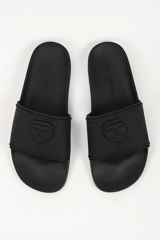 Šľapky Karl Lagerfeld Kondo Ii čierna KL70009C.V00