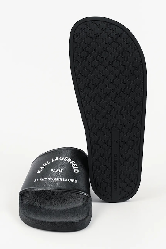 Karl Lagerfeld klapki męskie Kondo Ii KL70008C.V00 czarny