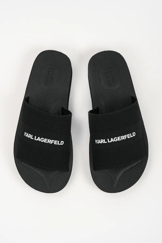 Karl Lagerfeld klapki damskie Atlantik czarny KL70506A.K00