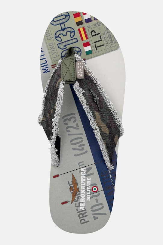 Aeronautica Militare japonki męskie INFRADITO zielony 261SC0310UCT03593.94398