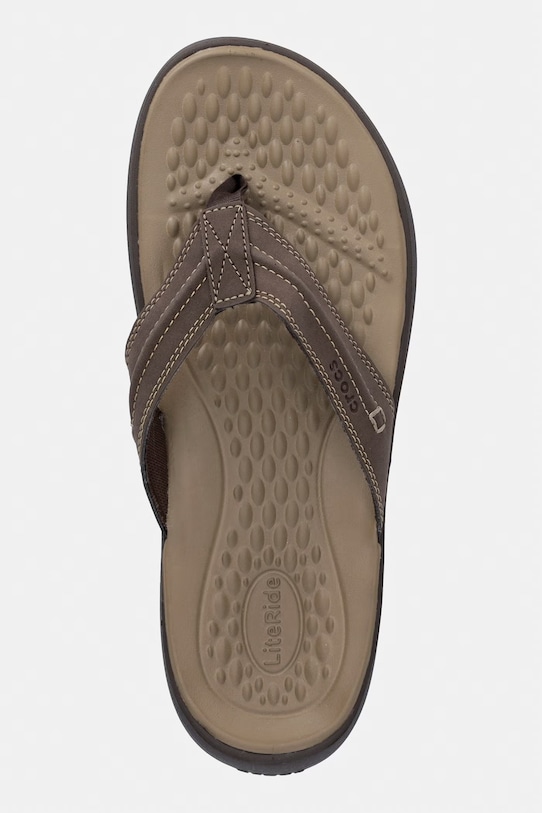 Crocs japonki męskie Yukon Vista II LR Flip brązowy 209332.206