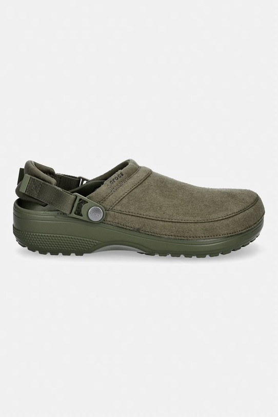 Crocs klapki męskie Classic Crafted Vegan Suede Cg 211930.309 zielony SS26